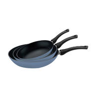 SAN IGNACIO Bratpfannenset NOIA blau Aluminium NOIA - blau/schwarz (45,00/26,00/10,00cm) - SAN IGNACIO