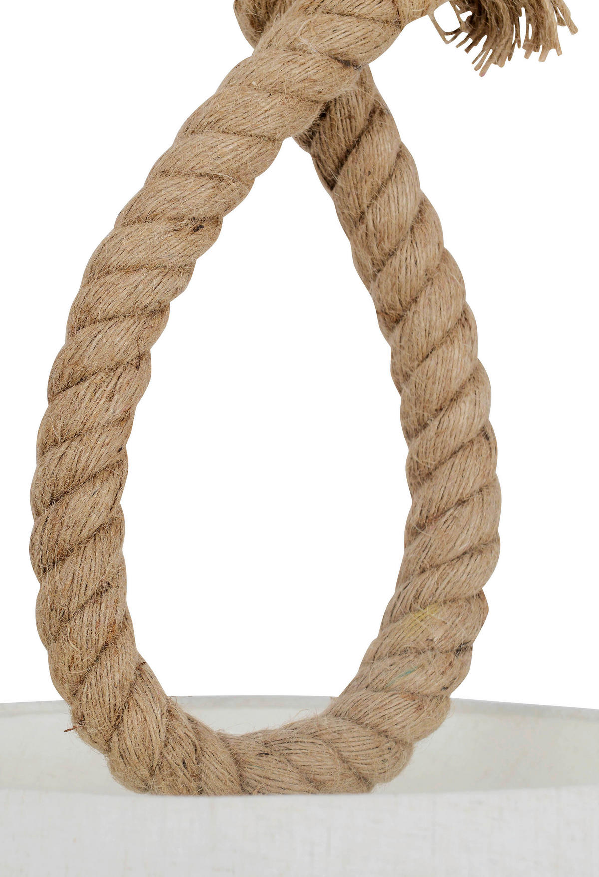 Näve Leuchten Pendelleuchte natur Textil Metall Kunststoff B/H/T/D: ca. 45x150x45x45 cm E27 1 Brennstellen ROPE - natur (45,00/150,00/45,00cm) - Näve Leuchten