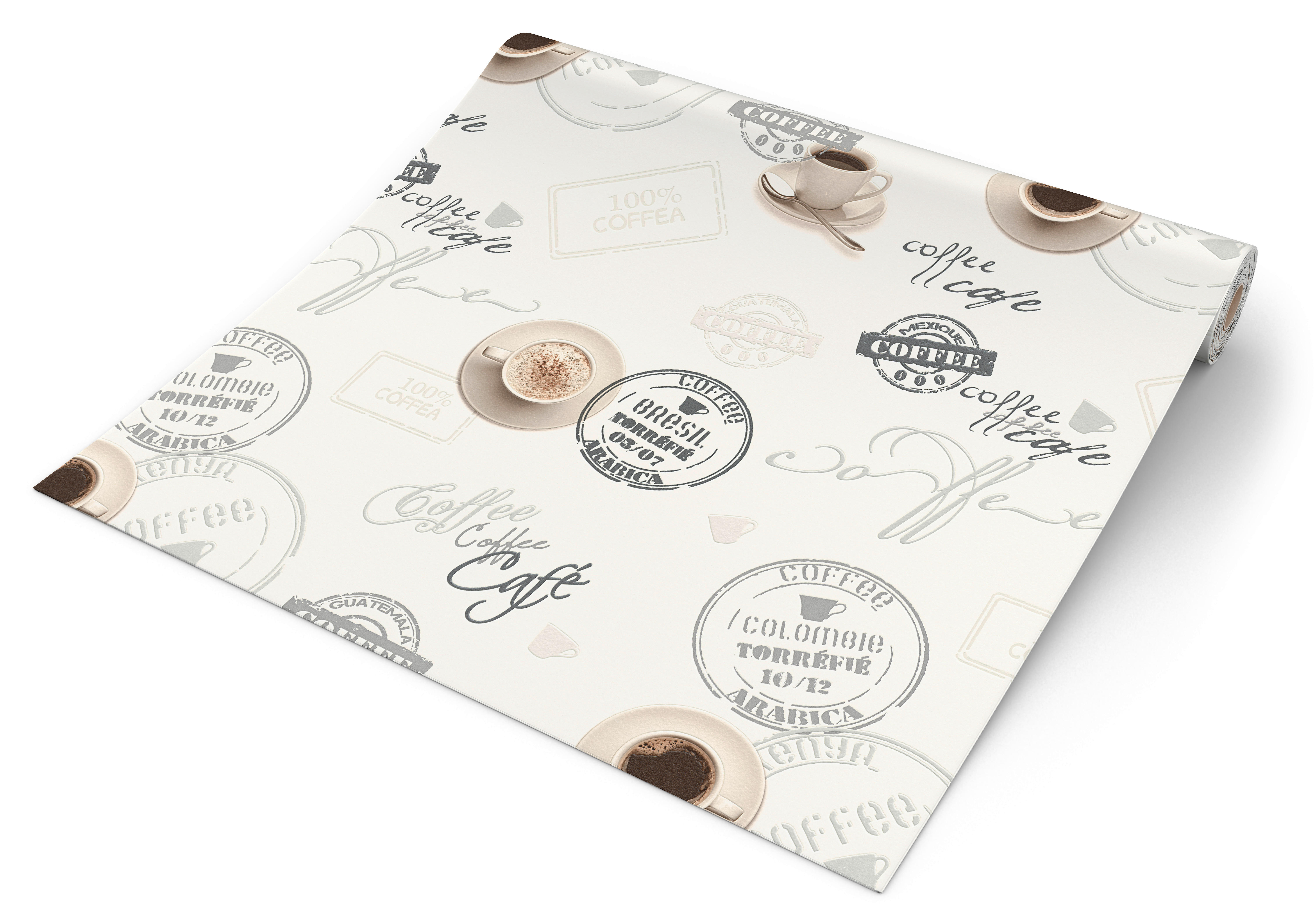 Vinyltapete Coffee beige B/L: ca. 53x1005 cm Vinyltapete_94308-1 - beige (53,00/1005,00cm)