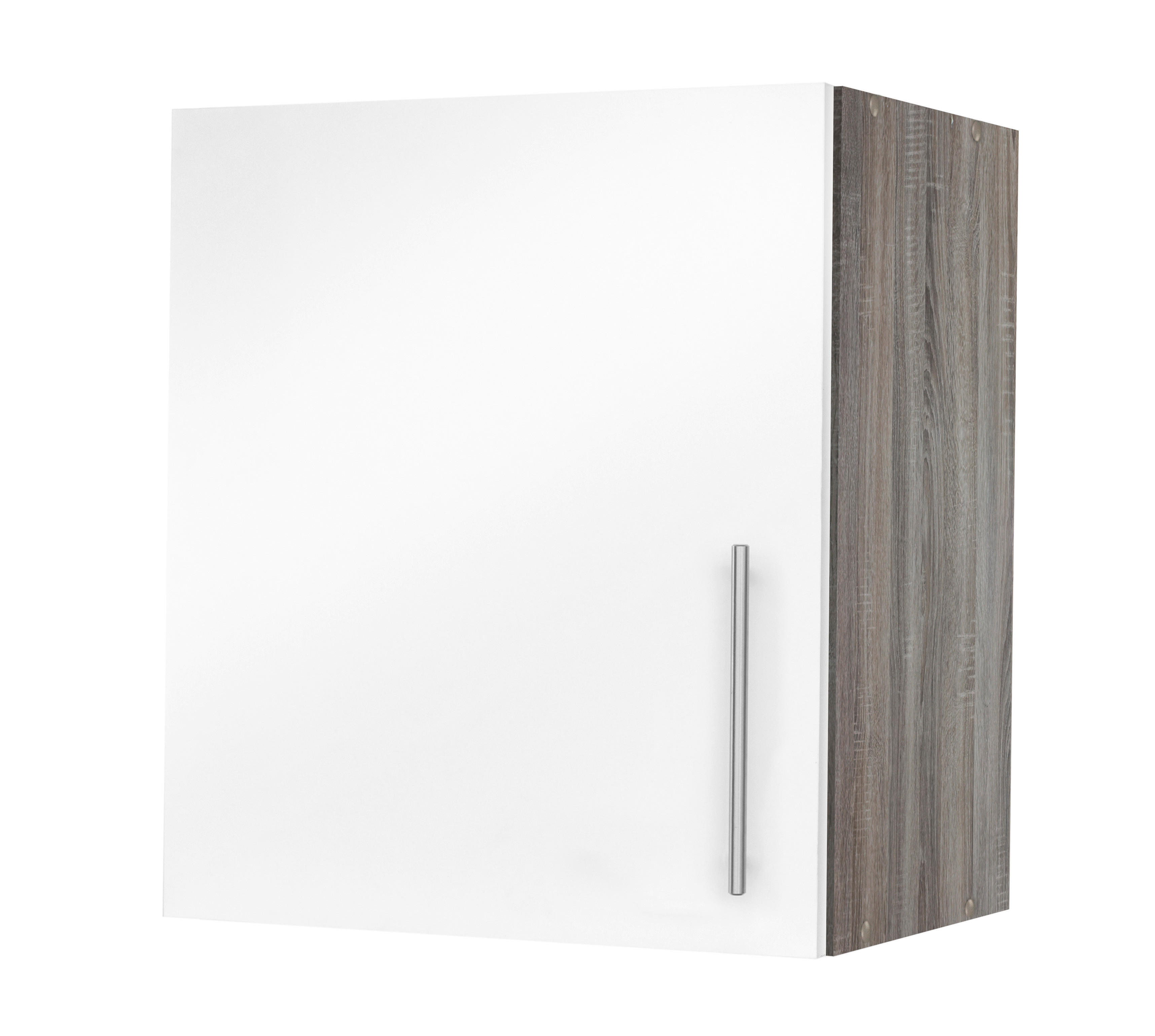 Hängeschrank Judith weiß Hochglanz B/H/T: ca. 40x64x35 cm Judith - weiß/silber (40,00/64,00/35,00cm)