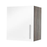 Hängeschrank Judith weiß Hochglanz B/H/T: ca. 40x64x35 cm Judith - weiß/silber (40,00/64,00/35,00cm) - Menke