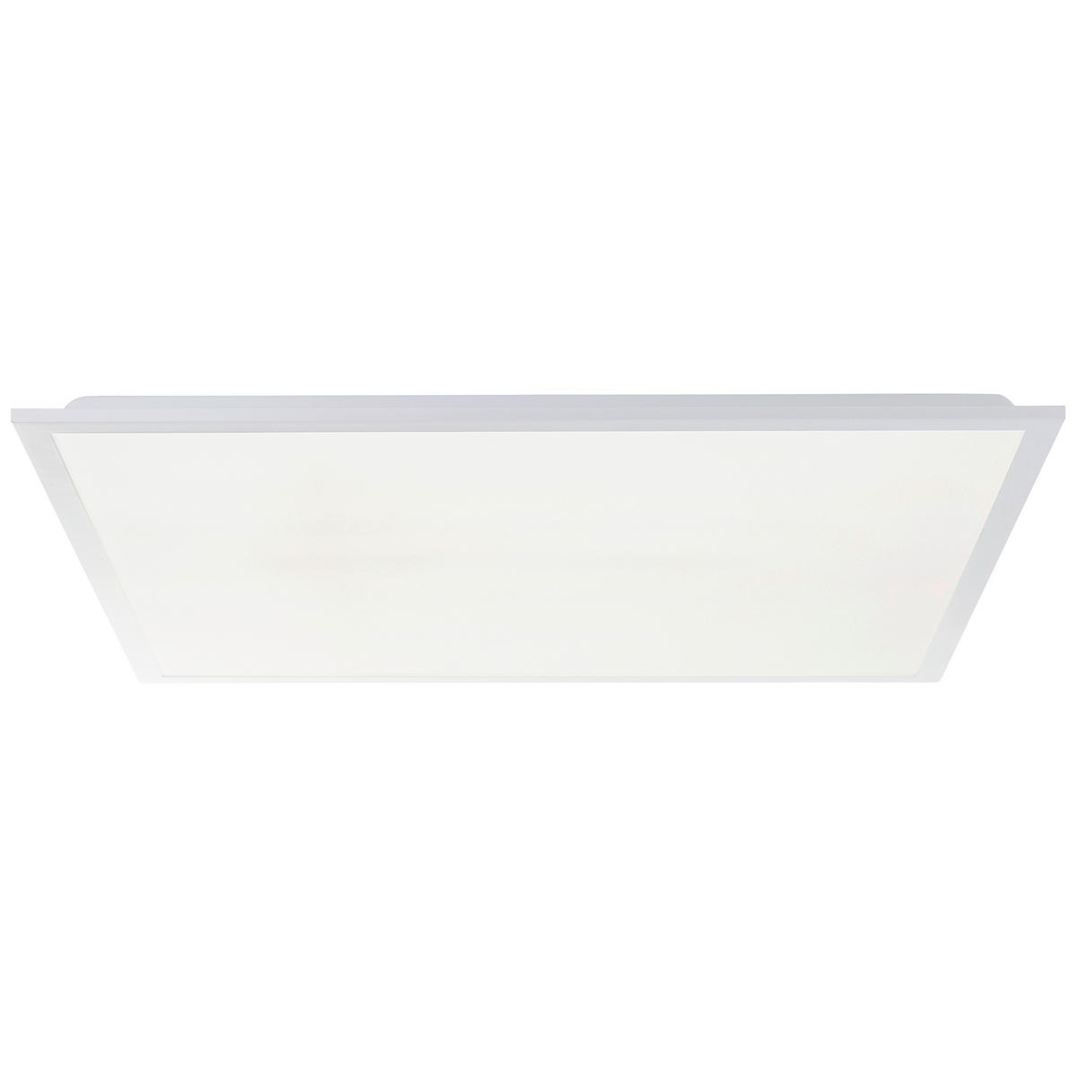 Brilliant LED-Deckenleuchte weiß Metall Kunststoff B/H/L: ca. 63x7,5x63 cm Briston - weiß (63,00/63,00/7,50cm) - Brilliant