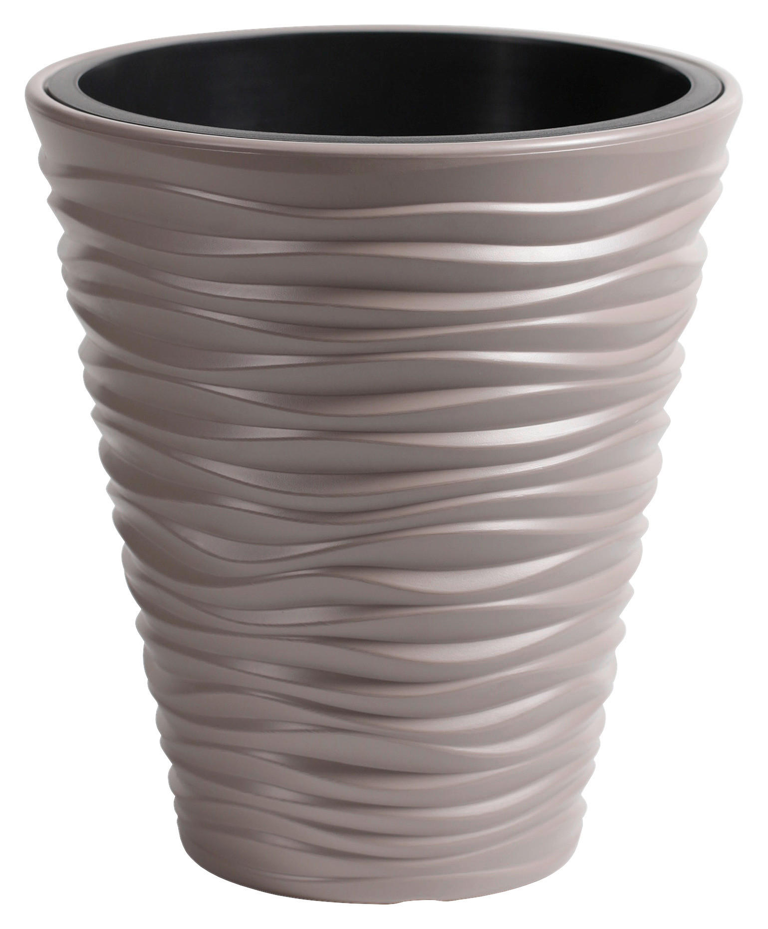 Prosperplast Pflanztopf Sand Mocca Kunststoff H/D: ca. 44x39 cm Sand - Mocca (39,00/44,00cm) - Prosperplast