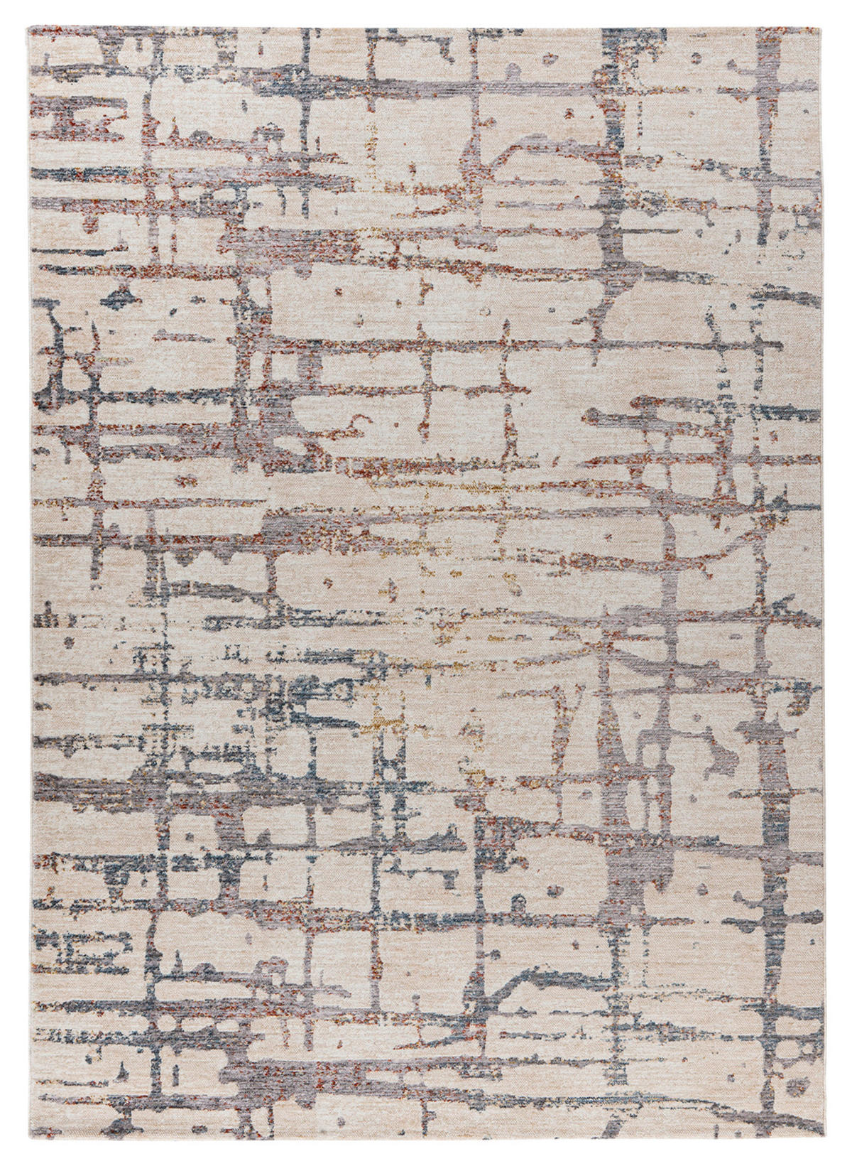 360Living Teppich Jaka multicolor B/L: ca. 160x230 cm Jaka - creme/multicolor (160,00/230,00cm) - 360Living