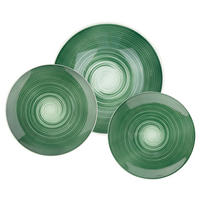 HERMANN MILLER Geschirrset SPIRAL GREEN grün Steinzeug SPIRAL GREEN - grün - HERMANN MILLER