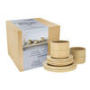 CreaTable Tafelservice Futuro sand Steinzeug 12 tlg. Futuro - sand - CreaTable