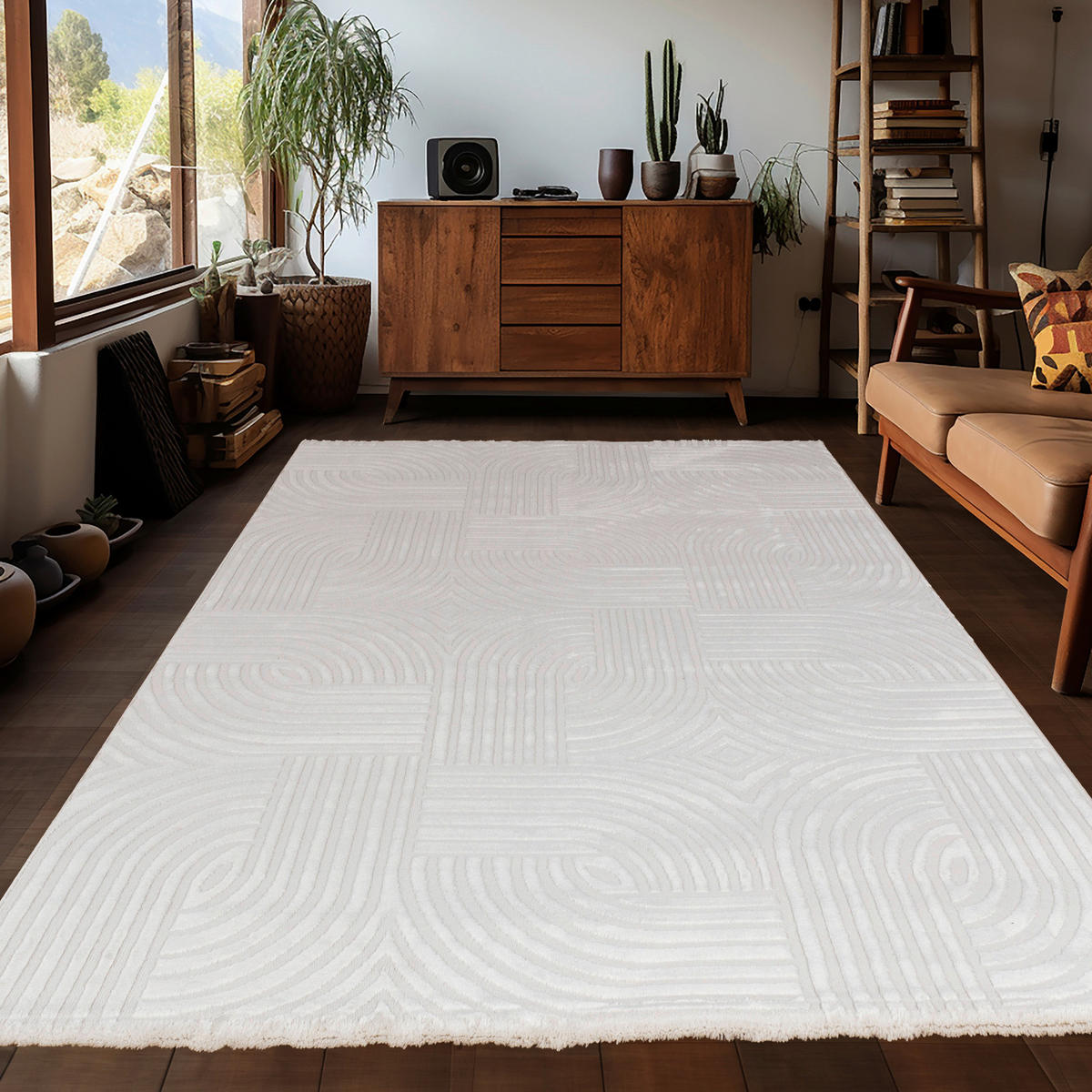 Ayyildiz Teppich SAHARA creme B/L: ca. 240x340 cm SAHARA - creme (240,00/340,00cm) - Ayyildiz
