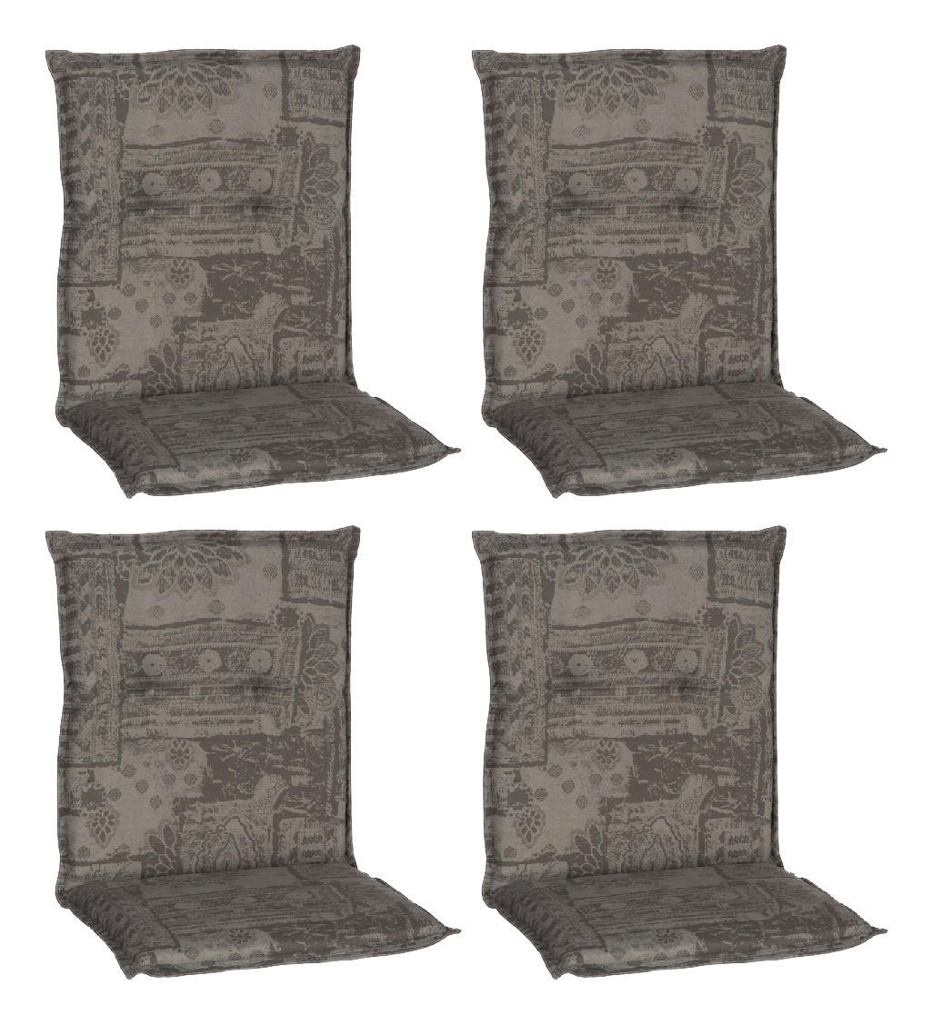 Beo Saumauflage für Niederlehner Boa Vista grau Polyester-Mischgewebe B/H/L: ca. 50x6x101 cm 4er Set Boa Vista - grau (101,00/50,00/6,00cm) - Beo