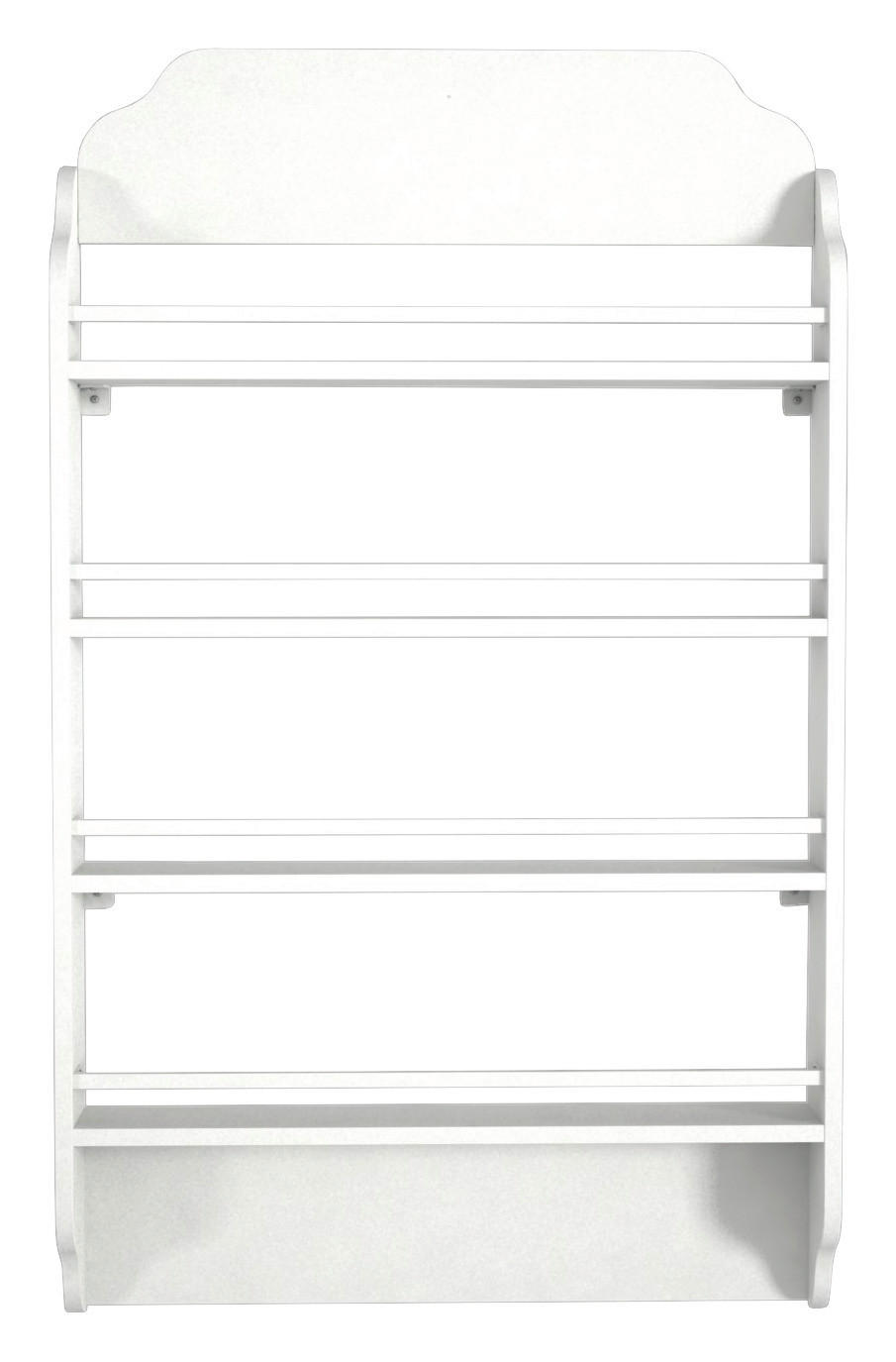 Regal Montessori weiß B/H/T: ca. 80x120x12 cm Montessori - weiß (80,00/120,00/12,00cm) - moebel17