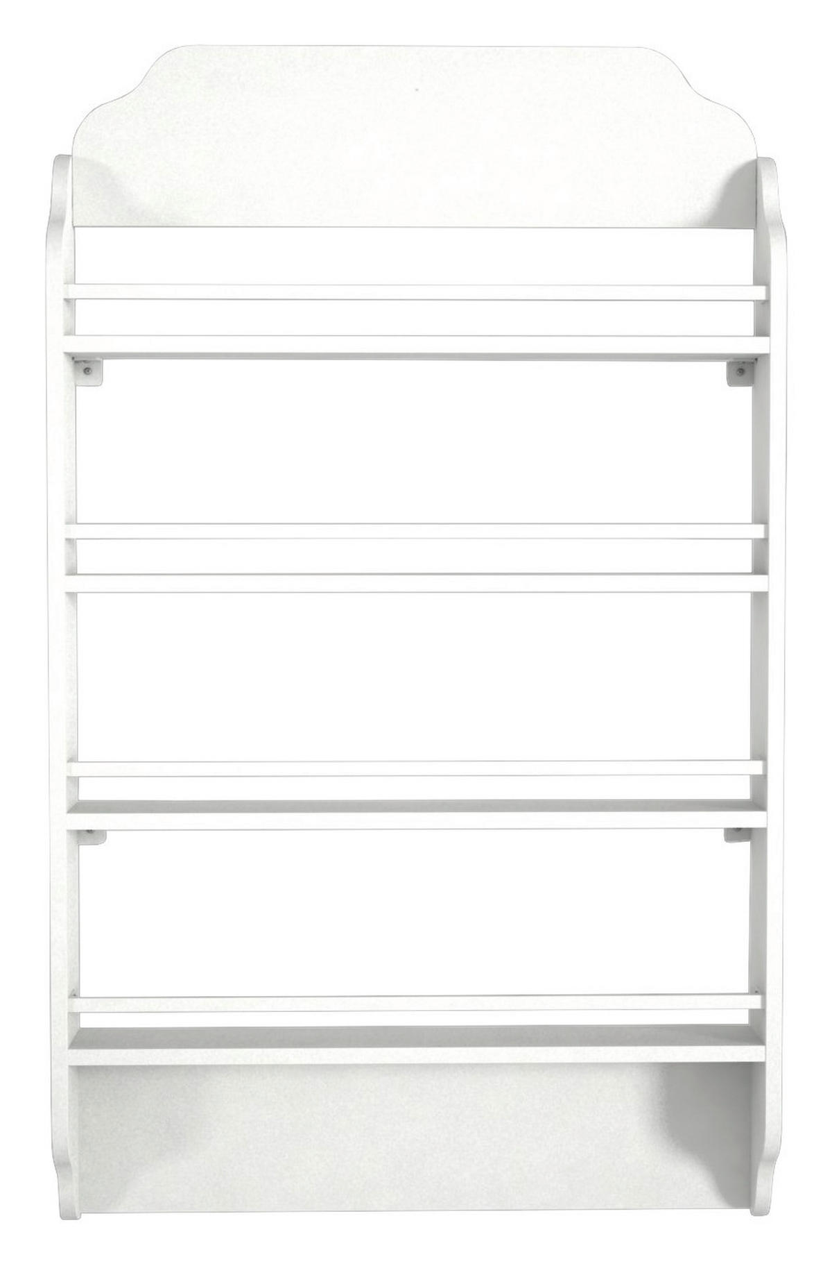 Regal Montessori weiß B/H/T: ca. 80x120x12 cm Montessori - weiß (80,00/120,00/12,00cm) - moebel17