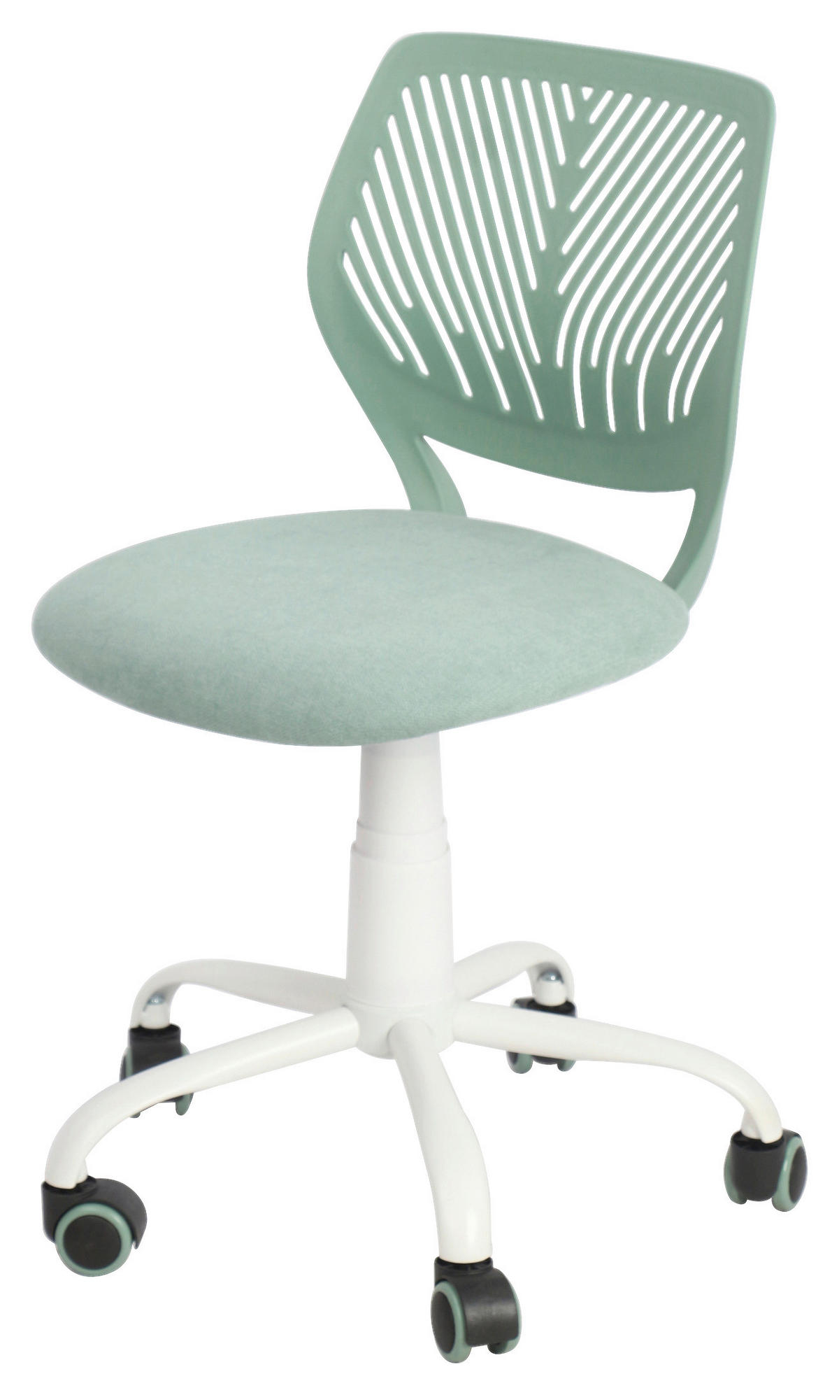 Drehstuhl Melina grün Melina - mint/weiß (49,50/75,00/49,50cm)