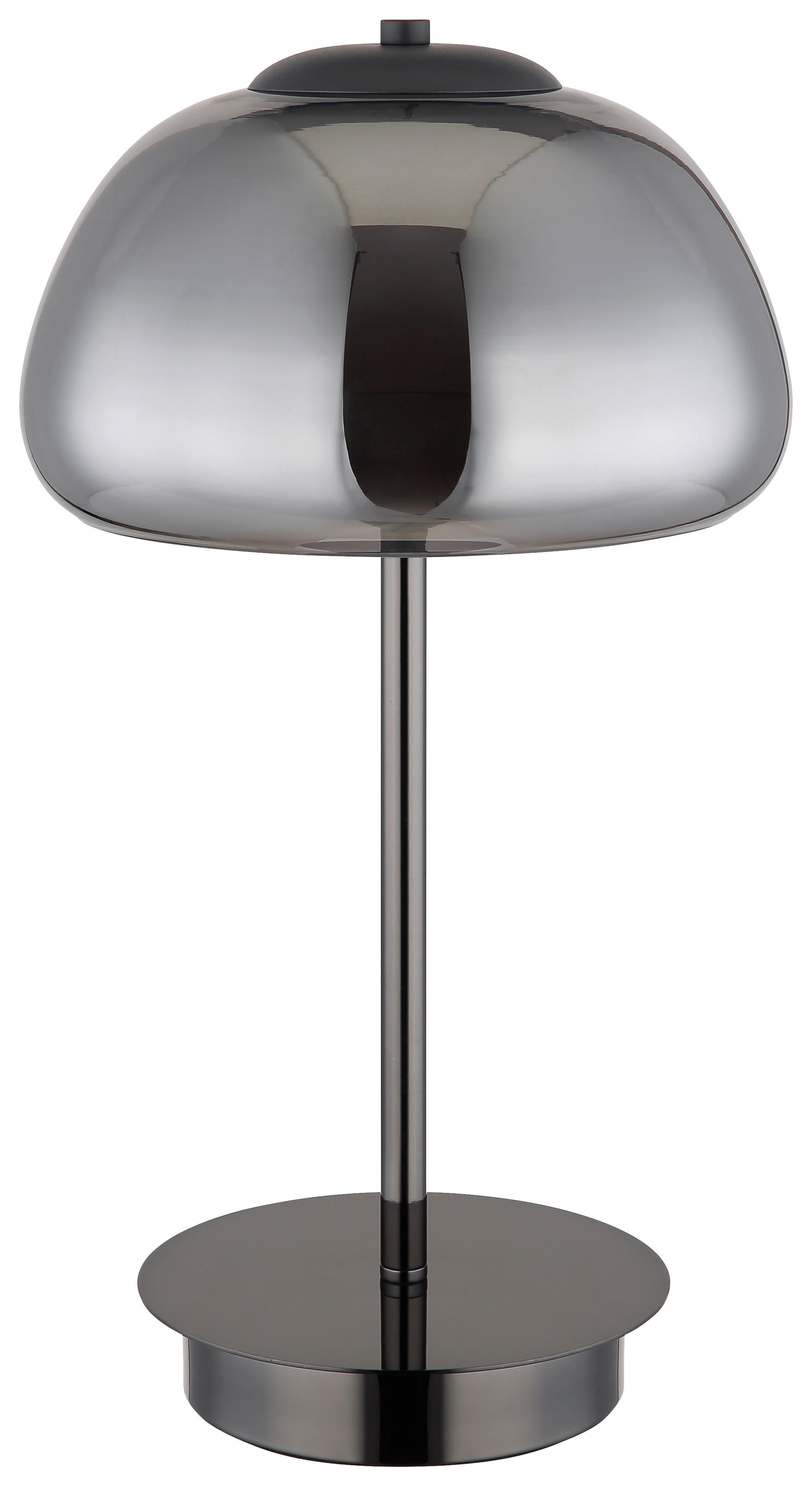 GLOBO Tischleuchte Tischleuchte-Avila - schwarz/Chrom (40,00/30,00/23,50cm) - GLOBO