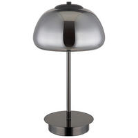 GLOBO Tischleuchte Tischleuchte-Avila - schwarz/Chrom (40,00/30,00/23,50cm) - GLOBO