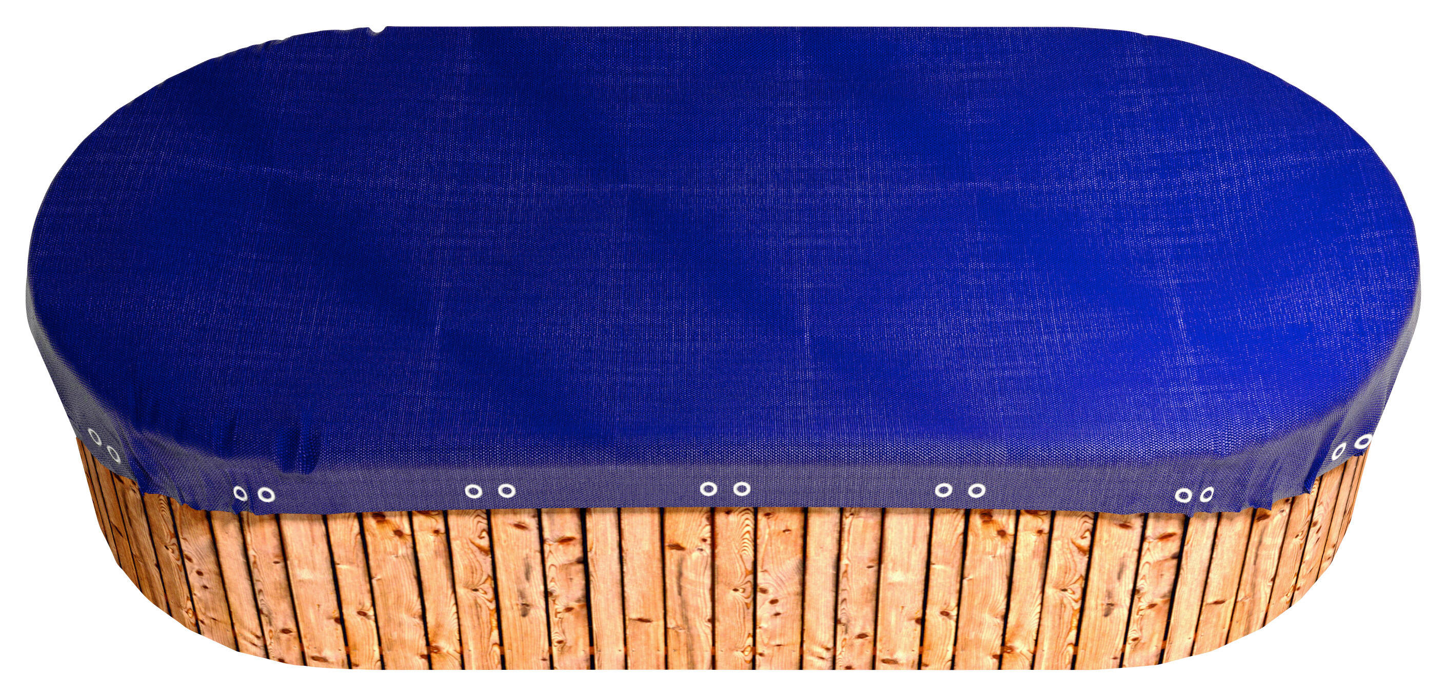 Grasekamp Abdeckplane für Pool oval royalblau Kunststoff B/L: ca. 460x916 cm Abdeckplane_oval_916x_460cm - royalblau (460,00/916,00cm) - Grasekamp