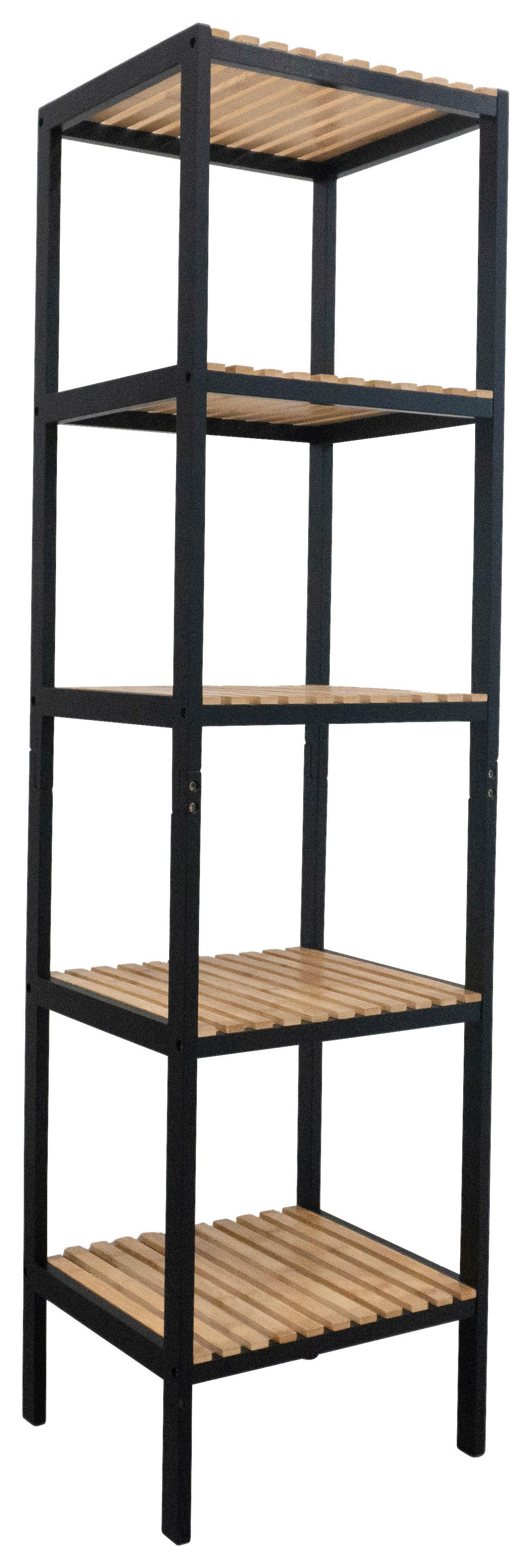 Regal Johanna schwarz B/H/T: ca. 37x140x33 cm Johanna - schwarz (37,00/140,00/33,00cm)