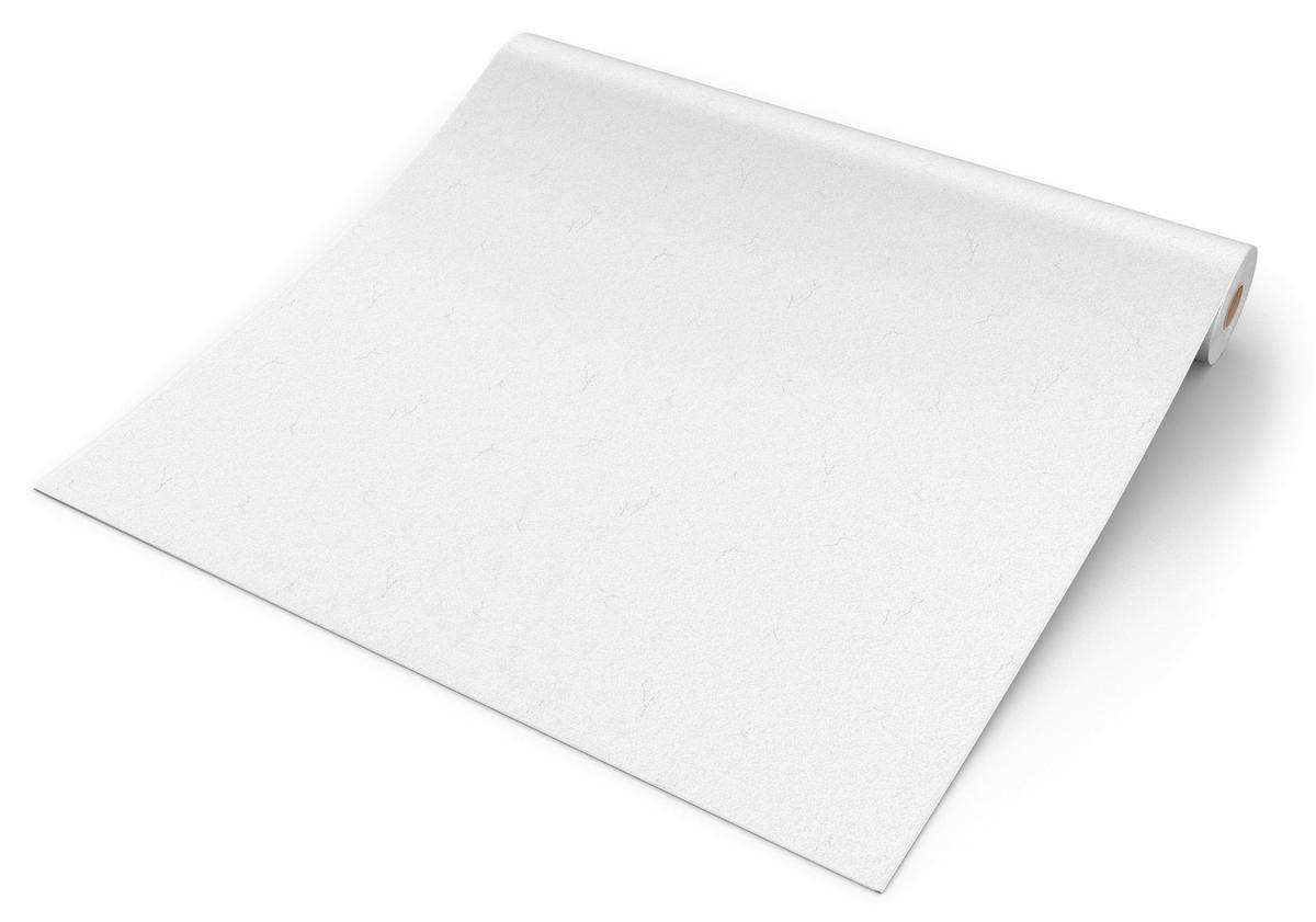 UGEPA Vinyltapete weiß B/L: ca. 53x1500 cm Vinyltapete_A06390 15m - weiß (53,00/1500,00cm) - UGEPA