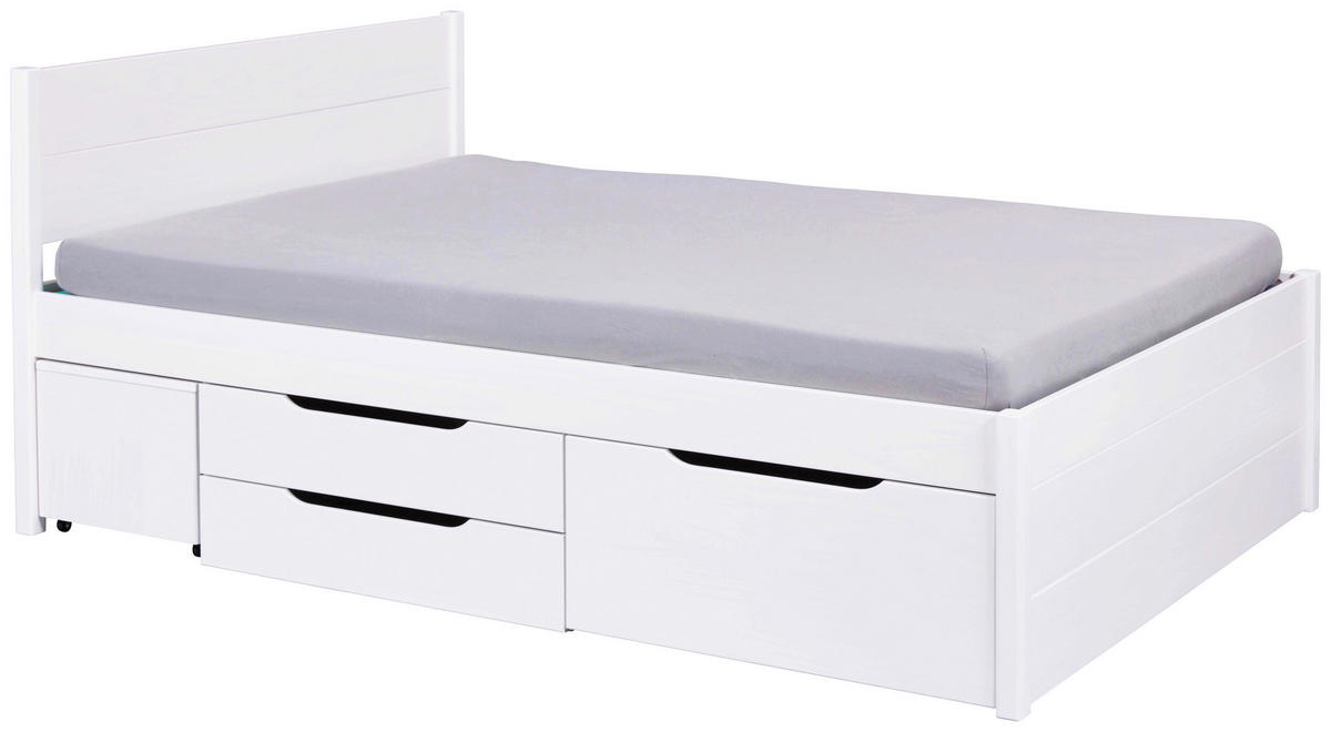 Funktionsbett Efetivo weiß Efetivo - weiß (209,00/166,00/90,00cm) - Inter Link