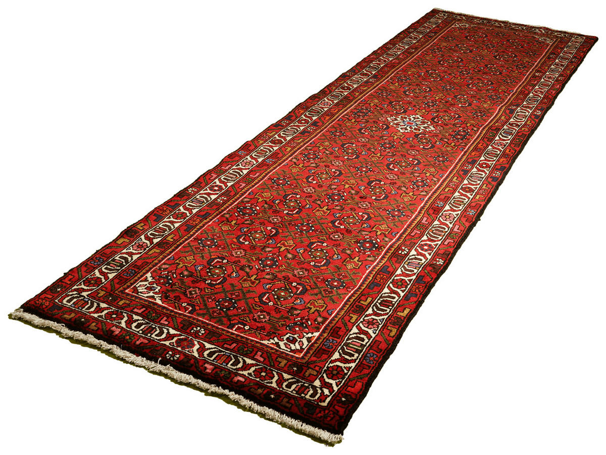 PersaTepp Teppich Hosseinabad rot B/L: ca. 94x318 cm Hosseinabad - rot (94,00/318,00cm) - PersaTepp