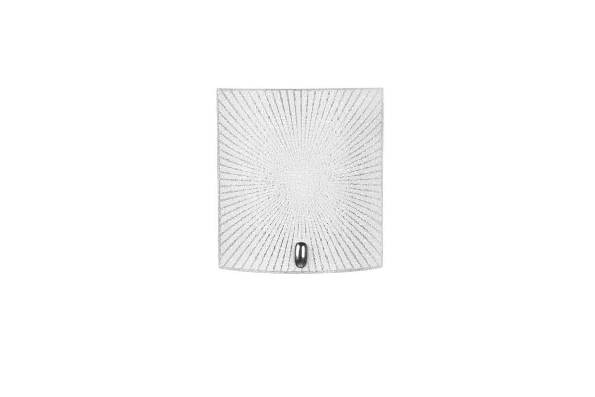 TRIO Wandleuchte 212200100  Elisa Chrom klar Metall Glas B/H/T: ca. 20x22x8 cm E27 1 Brennstellen Elisa - klar/Chrom (20,00/22,00/8,00cm) - Trio