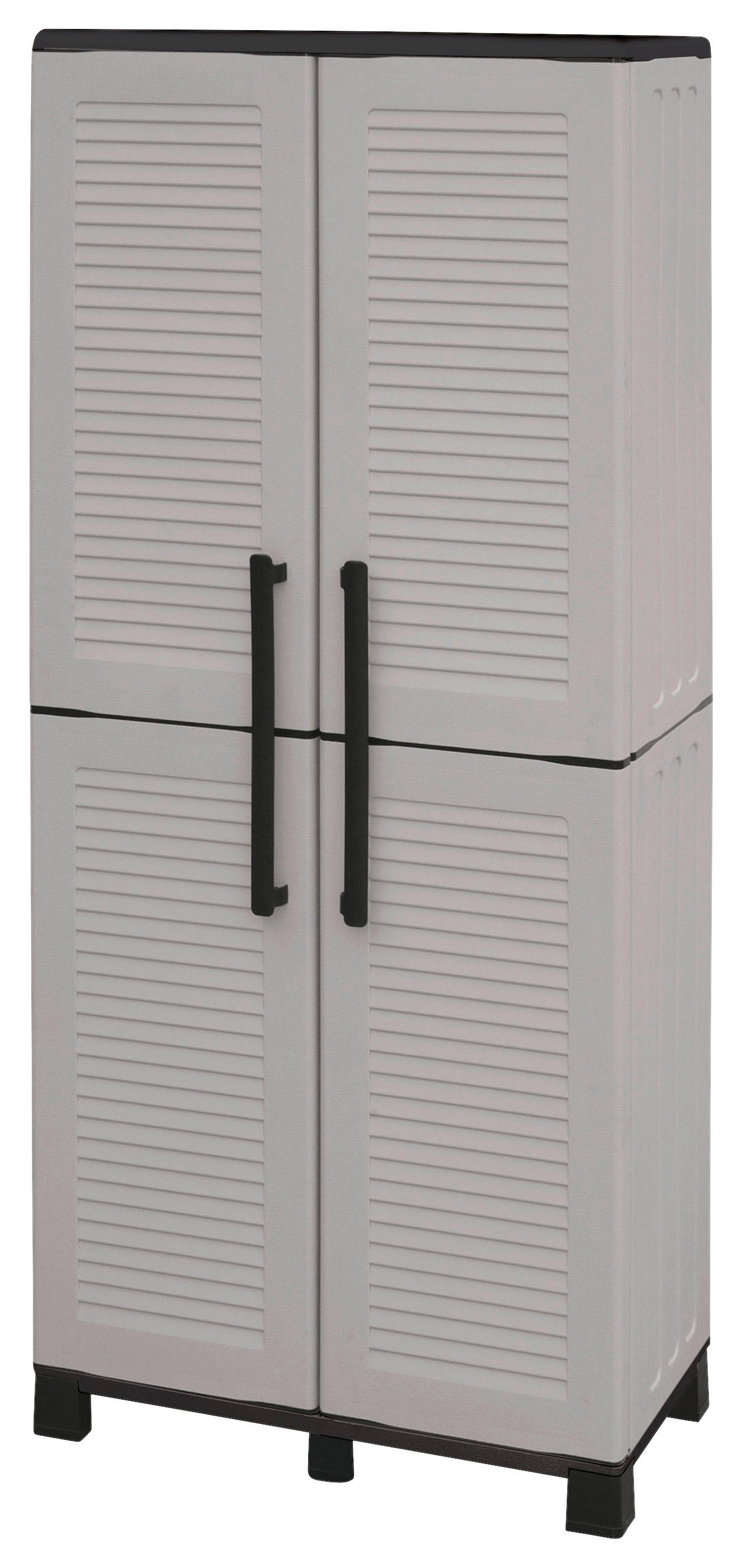 ArtPlast Kunststoffschrank Family hoch grau Kunststoff B/H/T: ca. 68x169x38 cm Family hoch - grau (68,00/169,00/38,00cm) - ArtPlast