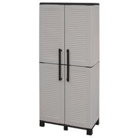 ArtPlast Kunststoffschrank Family hoch grau Kunststoff B/H/T: ca. 68x169x38 cm Family hoch - grau (68,00/169,00/38,00cm) - ArtPlast