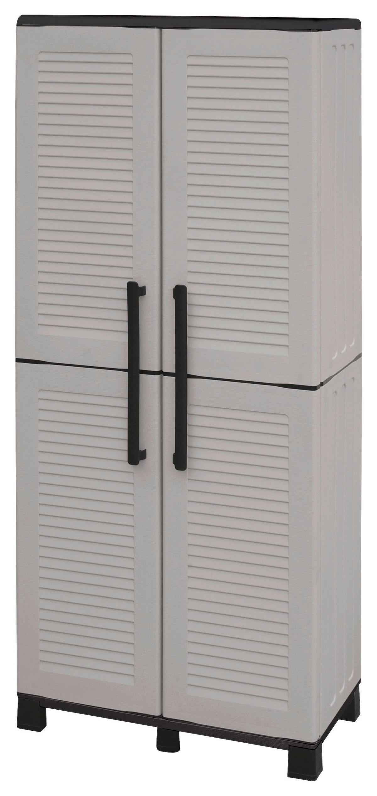 ArtPlast Kunststoffschrank Family hoch grau Kunststoff B/H/T: ca. 68x169x38 cm Family hoch - grau (68,00/169,00/38,00cm) - ArtPlast