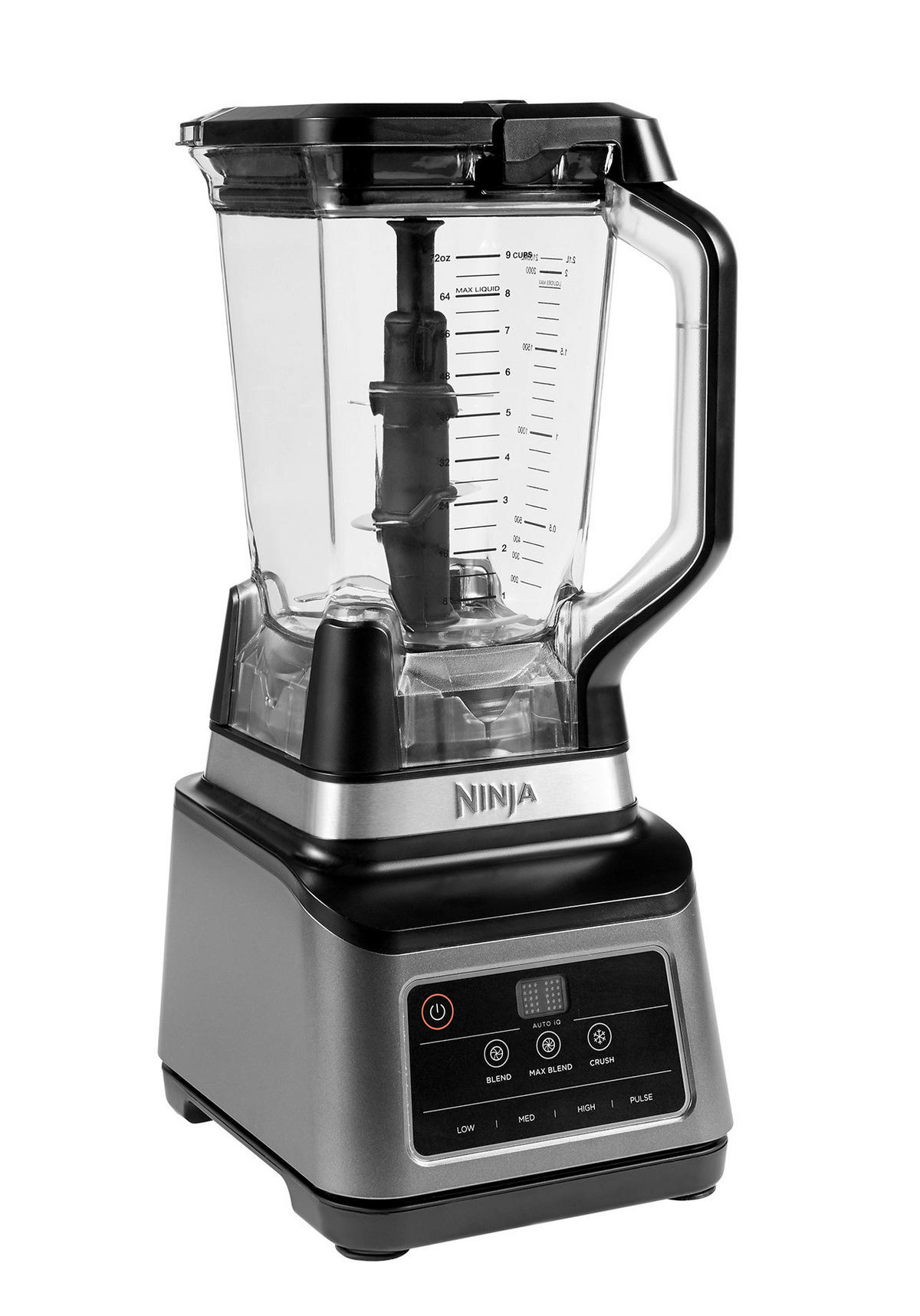 Ninja Standmixer 2in1 schwarz silber Kunststoff B/H/L: ca. 19x44,5x25 cm BN750EU - schwarz/silber (25,00/19,00/44,50cm) - Ninja