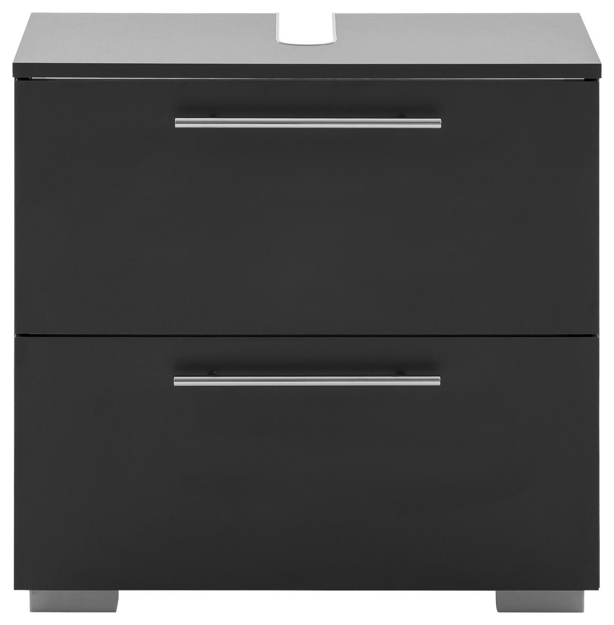 Waschbeckenunterschrank Carlos anthrazit B/H/T: ca. 60,2x59,1x35 cm Carlos - anthrazit (60,20/59,10/35,00cm) - Möbelpartner