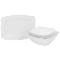 CreaTable Servierset Victoria weiß Porzellan Victoria - weiß - CreaTable