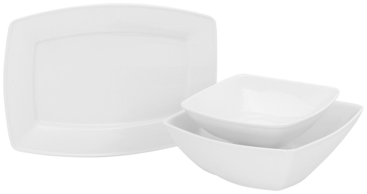 CreaTable Servierset Victoria weiß Porzellan Victoria - weiß - CreaTable