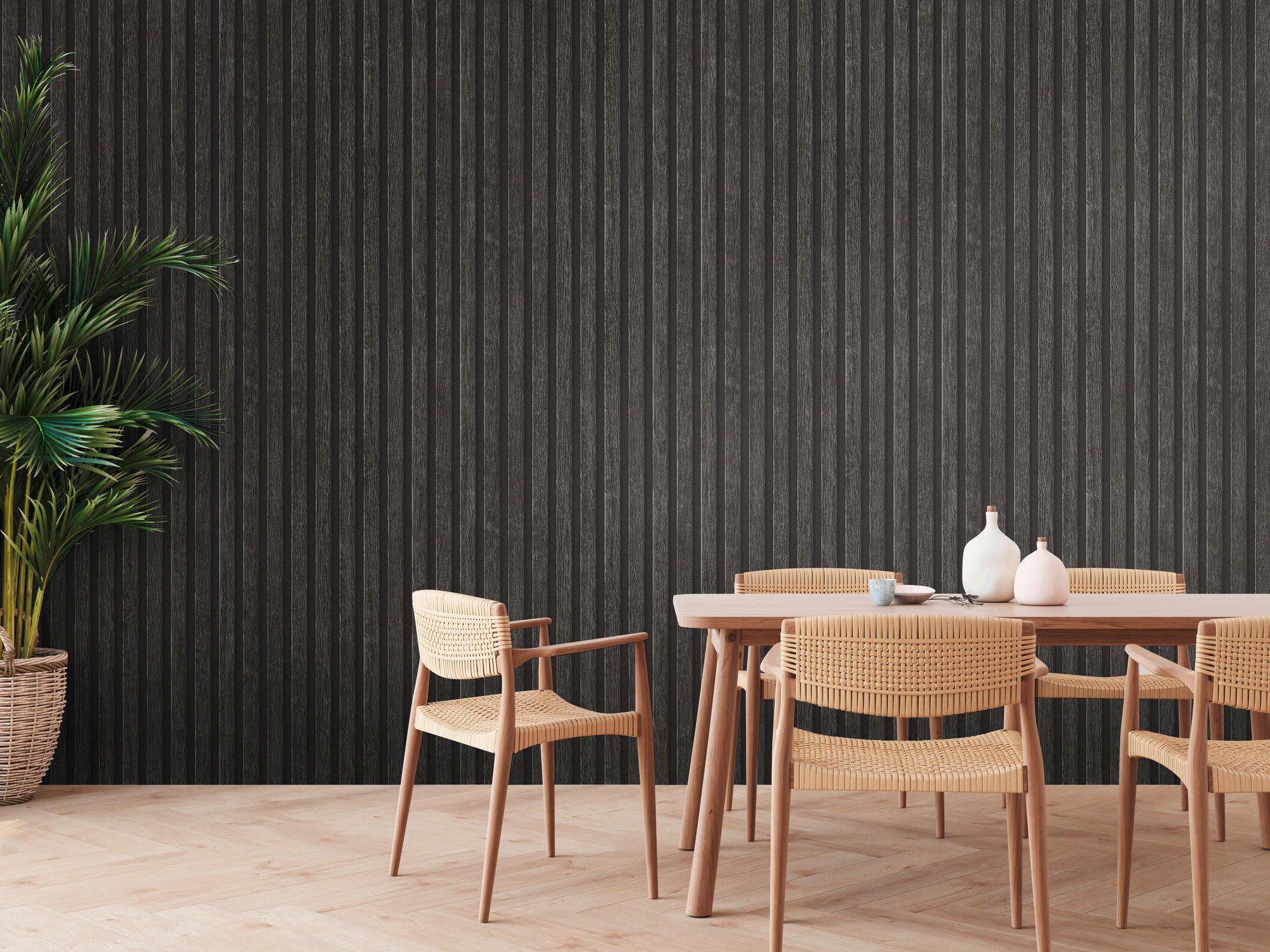 Vliestapete Holzoptik grau schwarz B/L: ca. 53x1005 cm Vliestapete_39109-4 - schwarz/grau (53,00/1005,00cm)