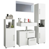 Badezimmer-Set Flandu weiß B/H/T: ca. 61x51x32 cm Flandu - weiß (61,00/51,00/32,00cm) - VCM Möbel