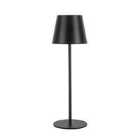 Tischleuchte schwarz H/D: ca. 36x11,5 cm Akku-Tischleuchte_Palermo schwarz - schwarz (11,50/36,00cm) - Nolo Lighting