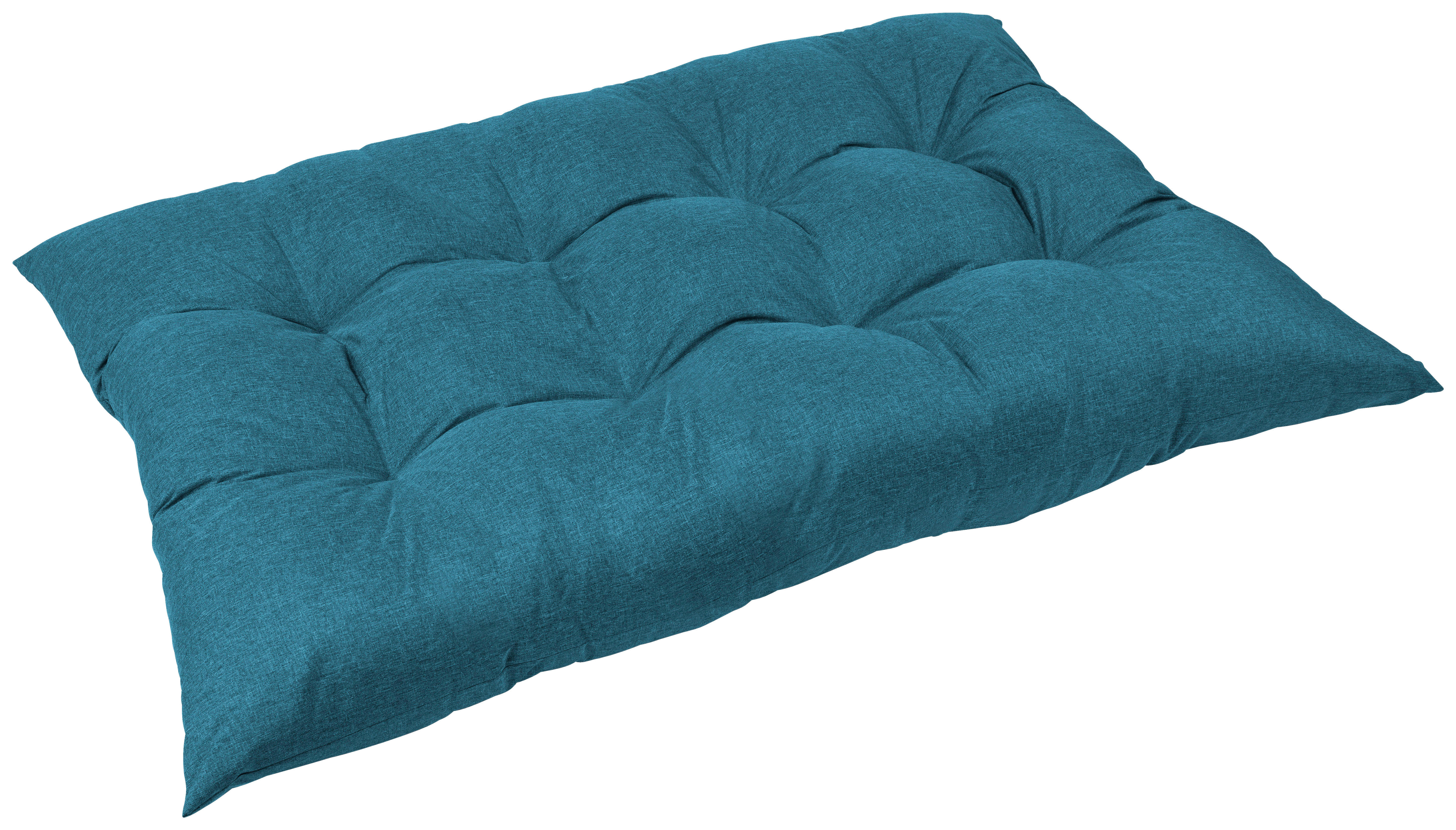 Acus collection Auflage türkis Polyester B/H/L: ca. 80x16x120 cm Sitzkissen_für_Paletten - türkis (120,00/80,00/16,00cm) - Acus collection