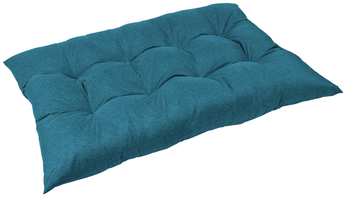 Acus collection Auflage türkis Polyester B/H/L: ca. 80x16x120 cm Sitzkissen_für_Paletten - türkis (120,00/80,00/16,00cm) - Acus collection