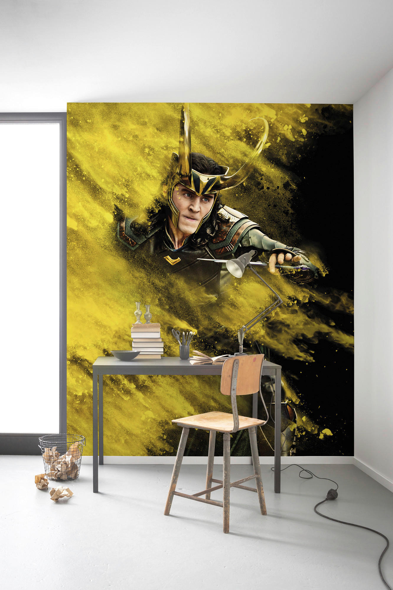Komar Fototapete Loki Yellow Dust B/L: ca. 200x250 cm Loki Yellow Dust - (200,00/250,00cm) - Komar