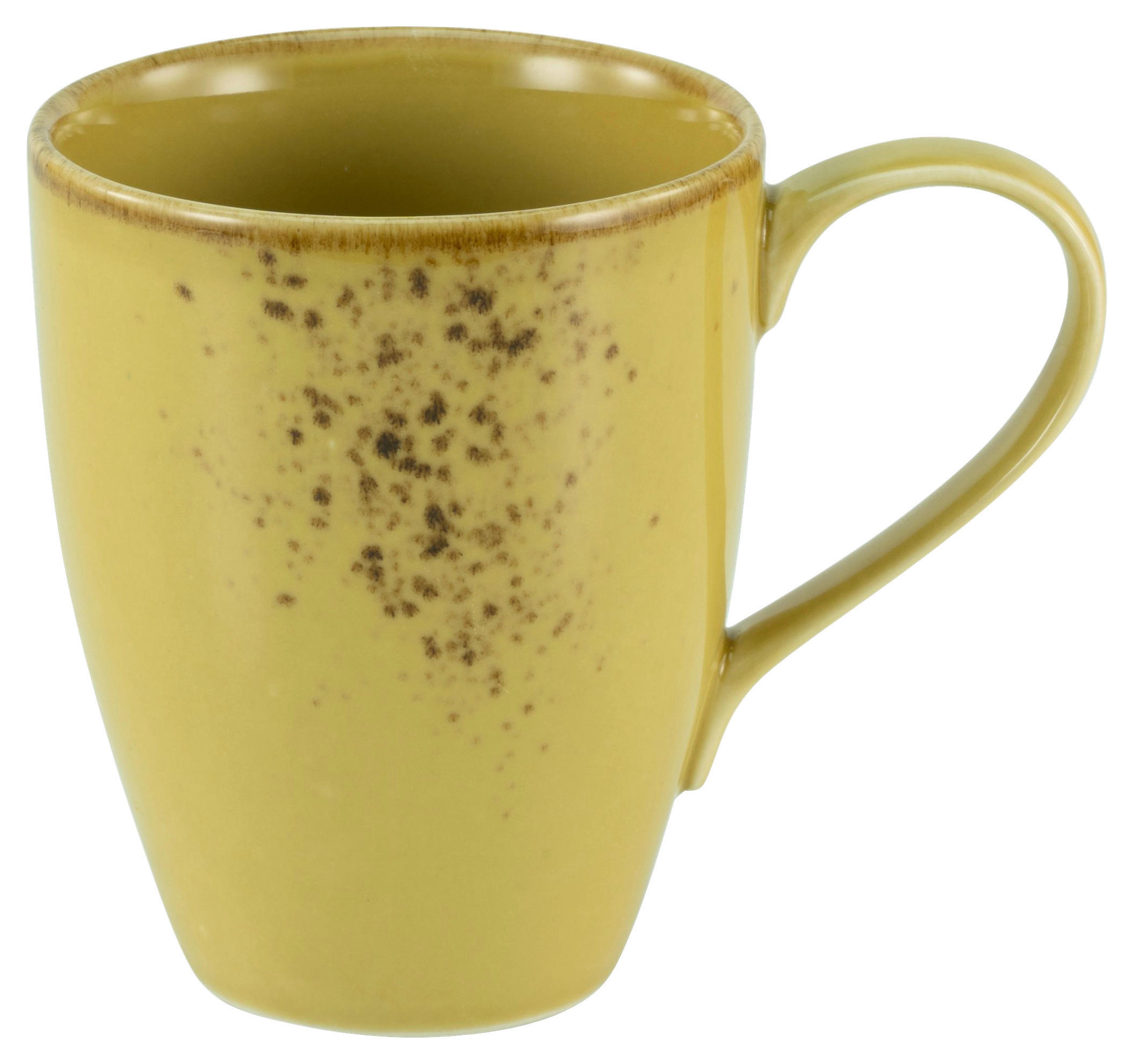CreaTable Kaffeebecher NATURE COLLECTION curry Steinzeug NATURE COLLECTION - curry - CreaTable