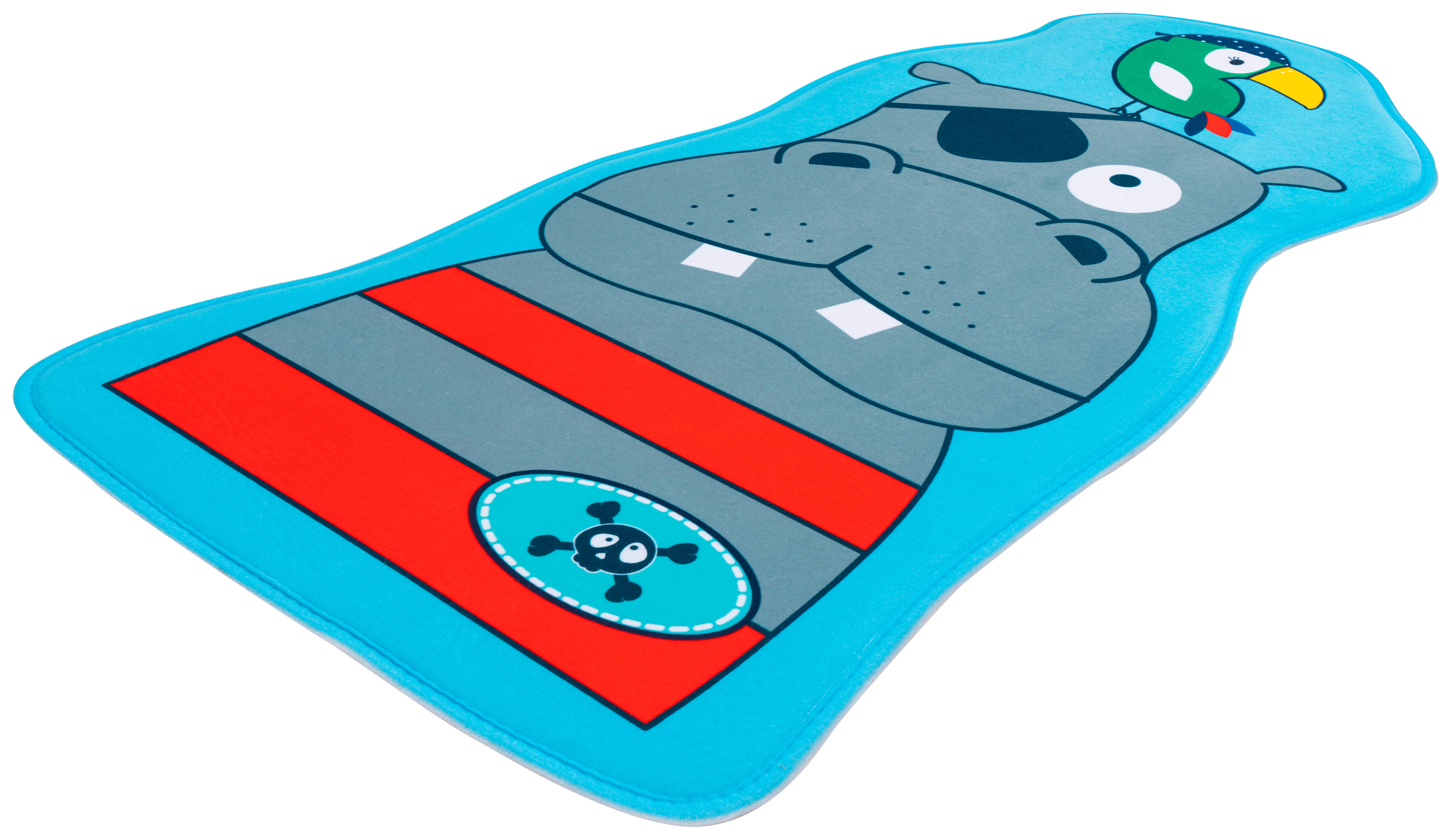 Obsession Teppich My Ibo Kids blau B/L: ca. 45x90 cm My Ibo Kids - blau (45,00/90,00cm) - Obsession