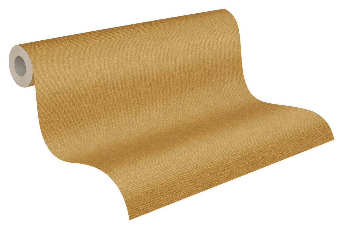 A.S.Creation Vliestapete gelb B/H/D: ca. 53x1005x10,8 cm Vliestapete - gelb (10,80/1005,00cm) - A.S.Creation