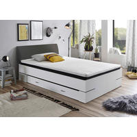 Futonbett Letana weiß Liegefläche B/L: ca. 140x200 cm Letana - weiß (145,00/83,00/215,00cm)