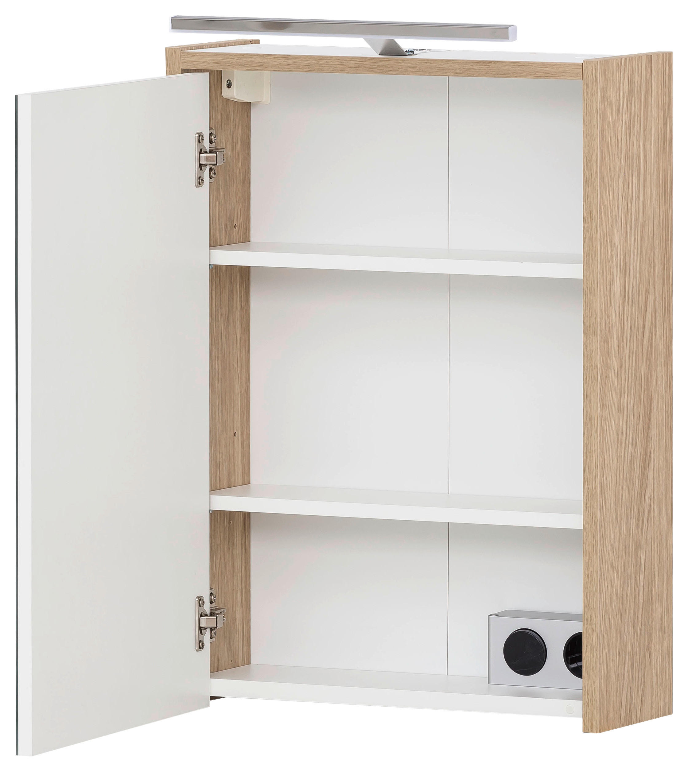 Thumbnail - Spiegelschrank Flag Eiche hell Nachbildung B/H/T: ca. 43,5x64x16 cm