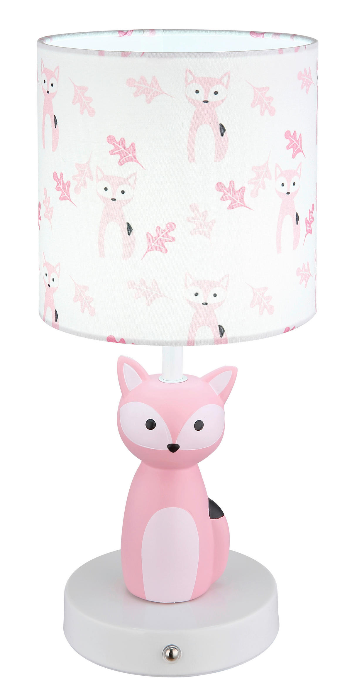 GLOBO Tischleuchte FOXY - pink/weiß (15,00/33,50cm) - GLOBO