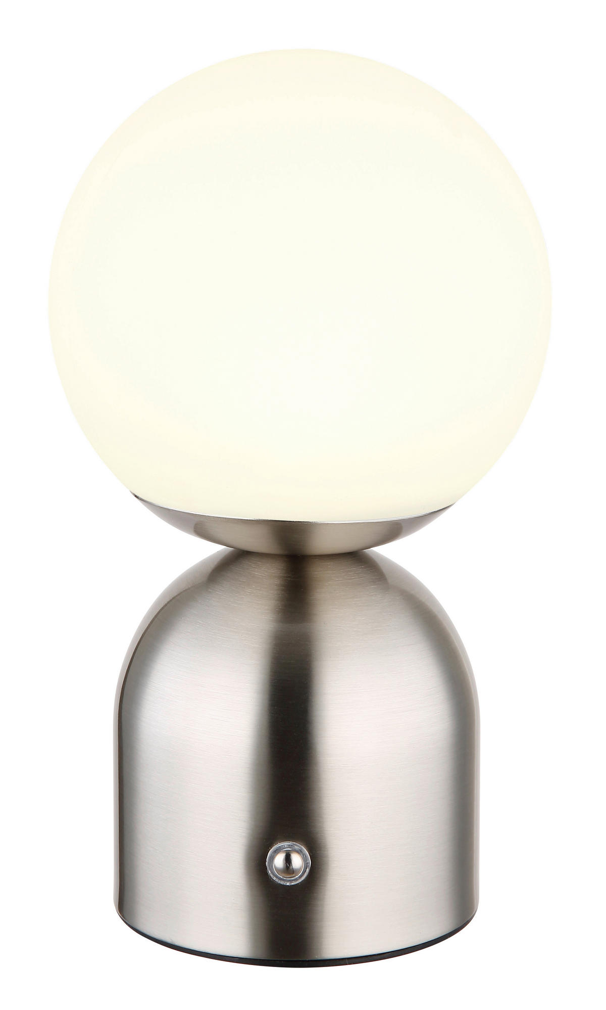GLOBO LED-Tischleuchte nickel matt Metall H/D: ca. 21x12 cm JULSY - nickel matt (12,00/21,00cm) - GLOBO