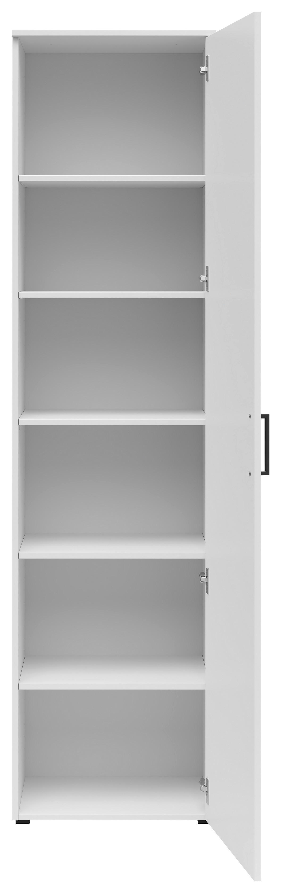 Schrank Multi-Stauraum Typ 51 weiß B/H/T: ca. 50x195x40 cm Multi-Stauraum Typ 51 - weiß (50,00/195,00/40,00cm)