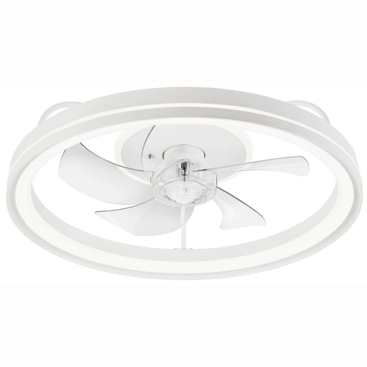Lamkur LED-Deckenventilator FALCO 49885 weiß H/L: ca. 17x50 cm max. 40 W Falco - weiß (50,00cm) - Lamkur