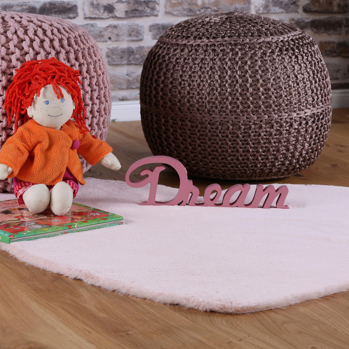 Obsession Teppich My Animal pink B/L: ca. 86x86 cm My Animal - pink (86,00/86,00cm) - Obsession