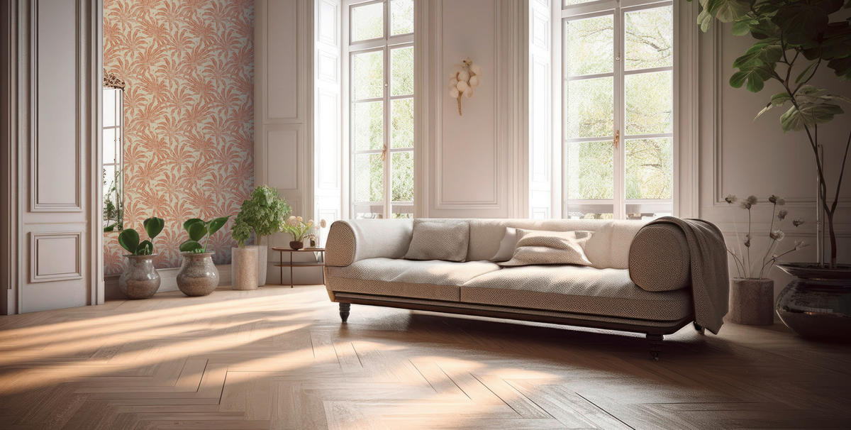 A.S.Creation Vliestapete rot orange beige B/H/D: ca. 53x1005x9,6 cm Vliestapete - beige/orange (9,60/1005,00cm) - A.S.Creation