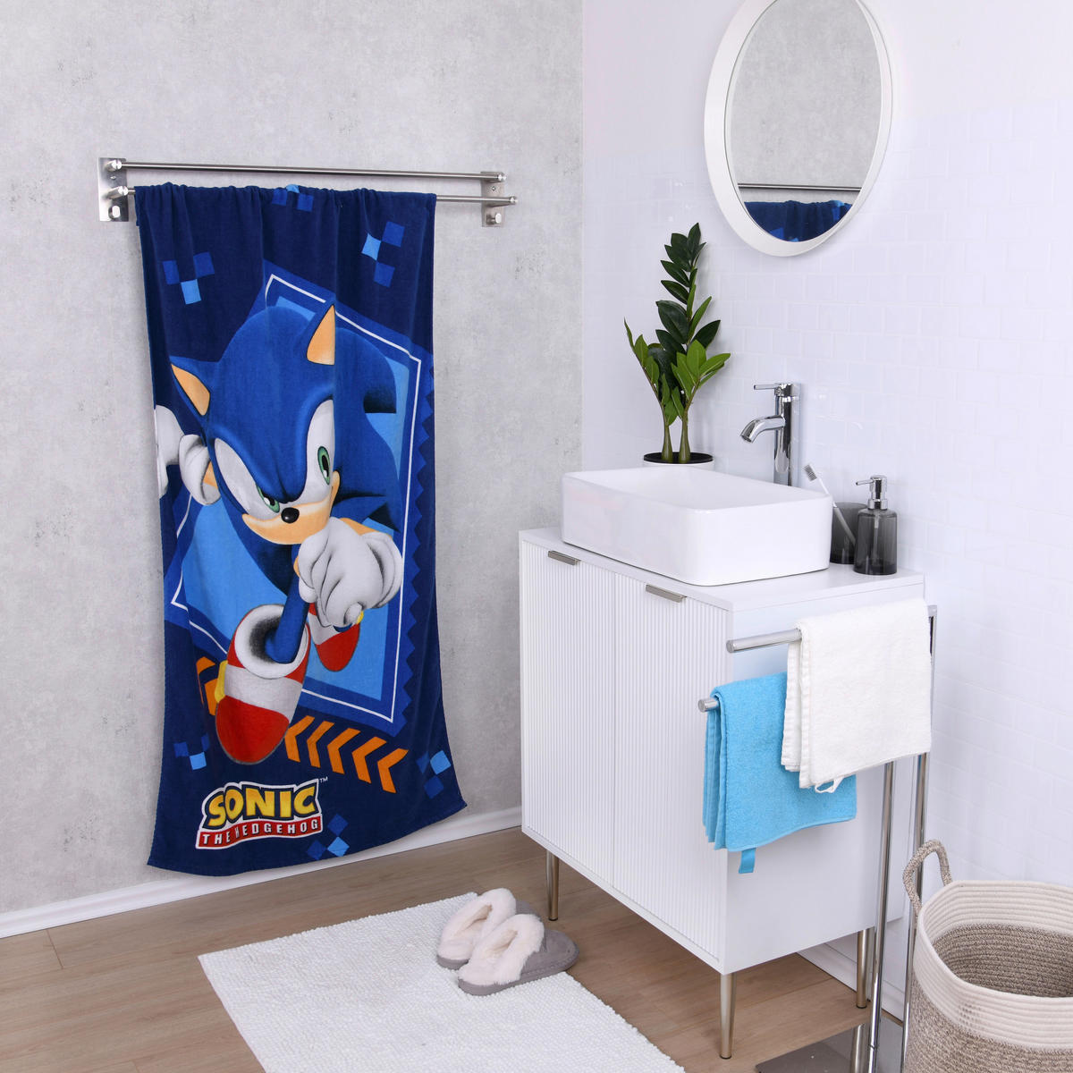 Badetuch Badetuch Sonic - bunt (75,00/150,00cm) - Sonic