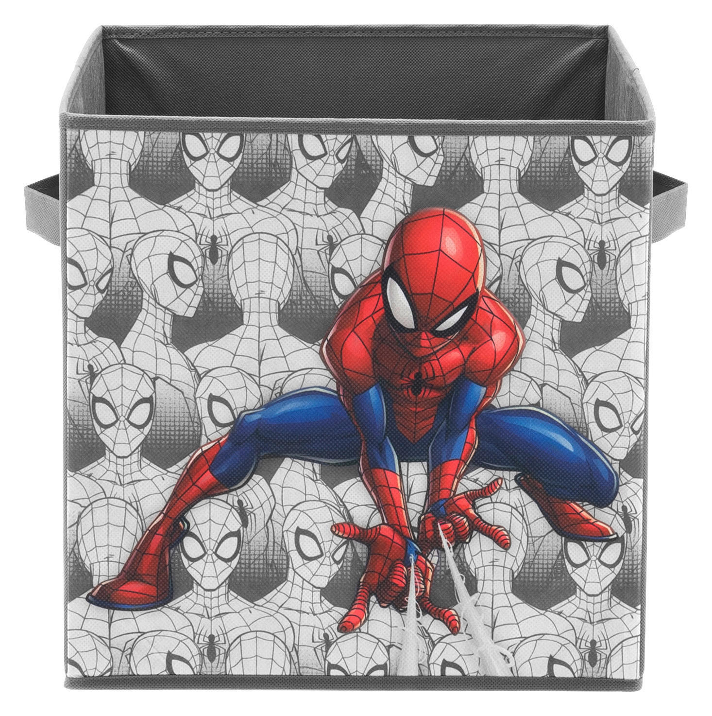 Stoffbox Spiderman grau B/H/T: ca. 32x32x32 cm Spiderman - grau (32,00/32,00/32,00cm) - Disney