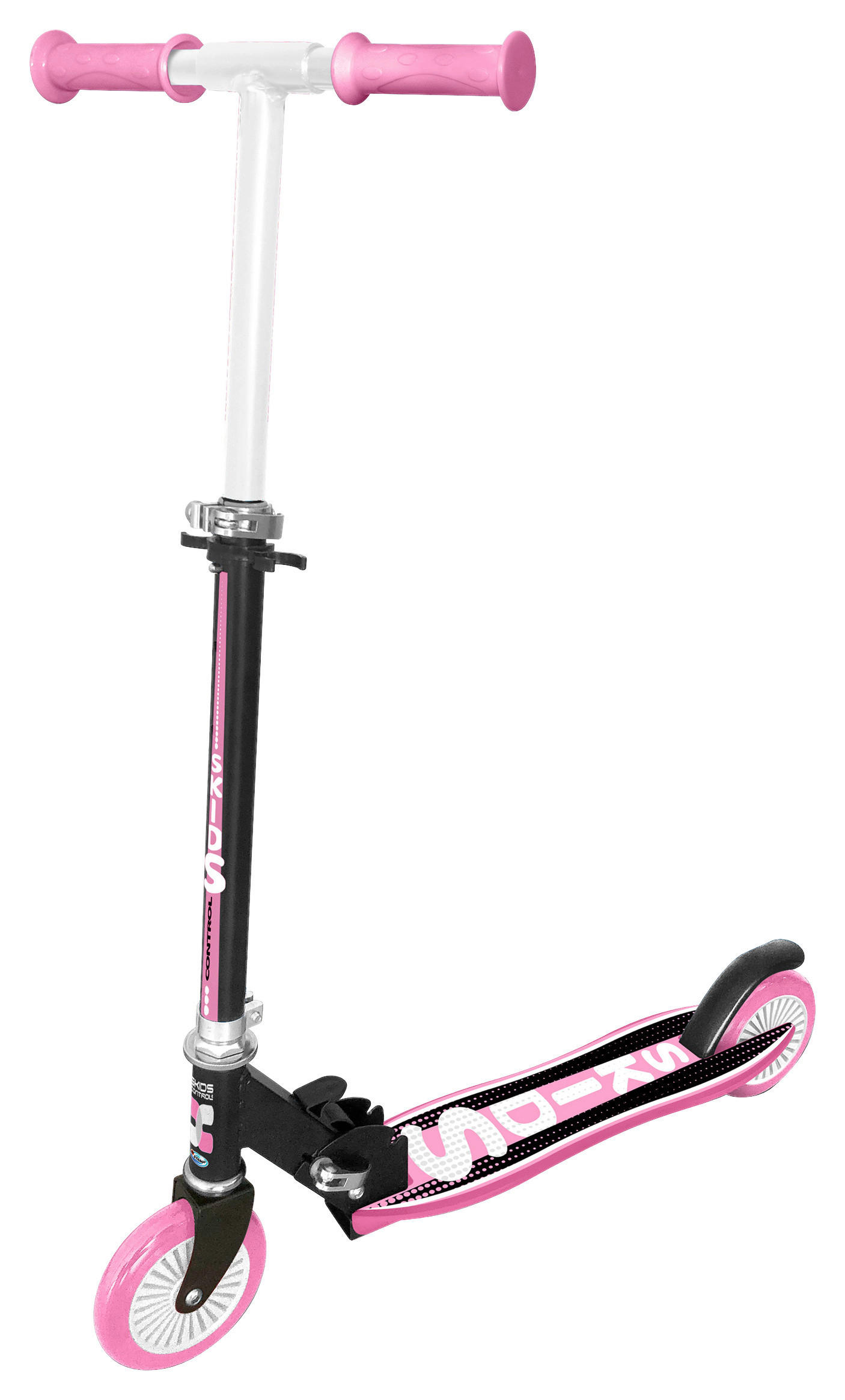 pink Kinder-Cityroller - pink/schwarz